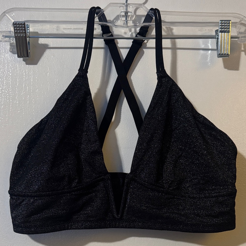 Auden Shimmering Black Bralette